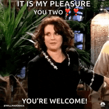 Megan Mullally Youre Welcome GIF