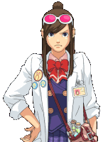 a girl in a lab coat has a badge that says " i am a scientist "