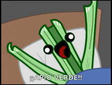 Excited Celery GIF