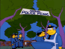 The Simpsons Police GIF