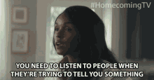 You Need To Listen To People When Theyre Trying To Tell You Something Janelle Monáe GIF - You Need To Listen To People When Theyre Trying To Tell You Something Janelle Monáe Jackie GIFs