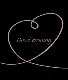Heart Good Evening GIF - Heart Good Evening GIFs