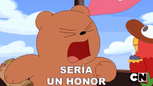 Seria Un Honor Pardo GIF - Seria Un Honor Pardo We Baby Bear GIFs