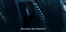 How May I Be Of Service Elnor GIF - How May I Be Of Service Elnor Star Trek Picard GIFs