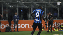 a player with the number 9 on their jersey