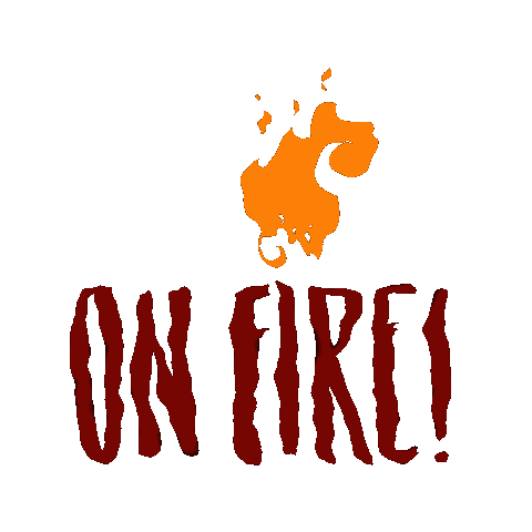 Hot Fire Sticker - Hot Fire Heat Stickers