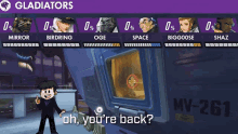 Oh Youre Back La Gladiators GIF - Oh Youre Back La Gladiators Oh Youre Here GIFs
