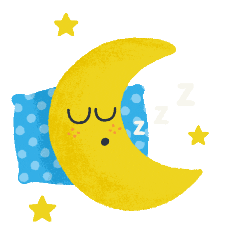 Sleep Thight Goodnight Sticker - Sleep Thight Goodnight Moon Stickers