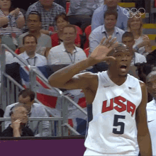 High Five Kevin Durant GIF - High Five Kevin Durant Carmelo Anthony GIFs