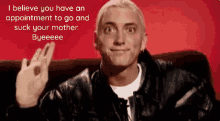 I Believe You Have An Appointment Eminem GIF - I Believe You Have An Appointment Eminem GIFs