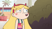 a cartoon character with a name tag that says mayu