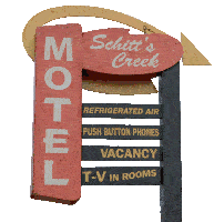 Motel Schitts Creek Sticker - Motel Schitts Creek Signpost Stickers