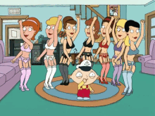 Stewie'S Sexy Party - Family Guy GIF - Family Guy Stewie Griffin Strippers GIFs