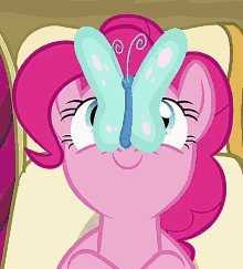 Pinkie Pony GIF - Pinkie Pony Butterfly GIFs