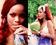 Bebendo Rihanna GIF