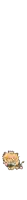 a cartoon of a man laying on the ground with a white background .