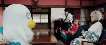 銀魂 実写 Cm お茶　茶道 GIF - Gintama2 Gintama Live Action GIFs