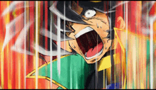 a cartoon of a man with his mouth open