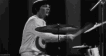 The Who Keith Moon GIF - The Who Keith Moon Drumming GIFs