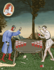Mideval Beer Pong GIF - Mideval Beer Pong GIFs