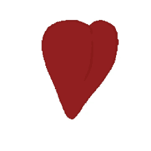 heart icon 2d animation love