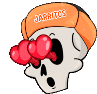 Jarritos Bones Heart Eyes Sticker - Jarritos Bones Jarritos Heart Eyes Stickers
