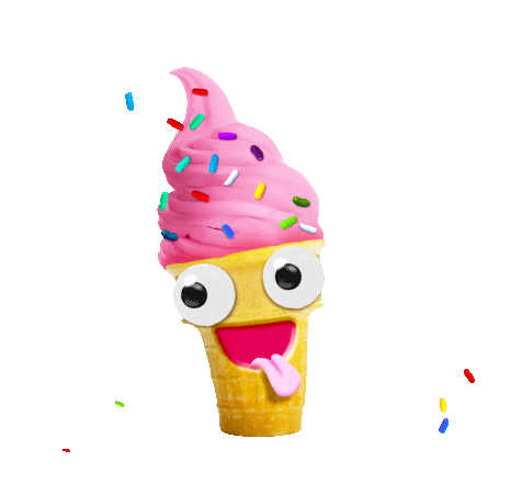 Ice Cream Tongue Out Sticker - Ice Cream Tongue Out Sweet Stickers