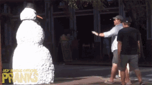 Jay Karl Pranks Snowman GIF - Jay Karl Pranks Snowman Boxing GIFs