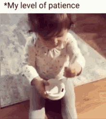 My Level Of Patience Impatient GIF - My Level Of Patience Impatient Kid GIFs