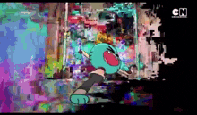 a cartoon character from the amazing world of gumball is shown