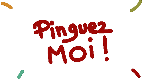 Pinguez Moi Ping Sticker - Pinguez Moi Ping Discord Stickers