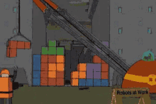 Tetris In Futurama GIF - Videogames Videogameday Futurama GIFs
