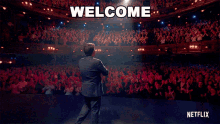 Welcome Michael Mcintyre GIF - Welcome Michael Mcintyre Michael Mcintyre Showman GIFs