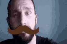 Mustache Interesting GIF - Mustache Interesting Snapchat GIFs
