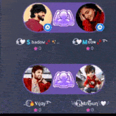 shadow hadow and meow meow are the names of the two avatars