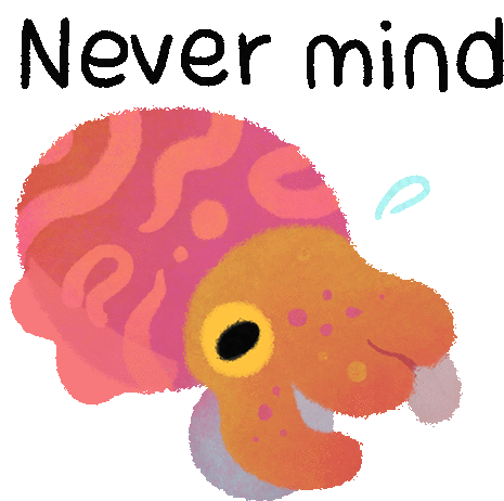 Never Mind Forget About It Sticker - Never Mind Forget About It Forget It Stickers