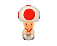 Toad Mario Sticker