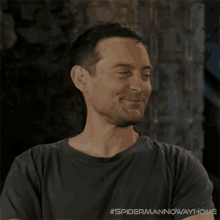 Smiling Tobey Maguire GIF