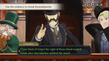 ace attorney the great ace attorney objection evidence contradiction