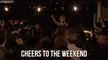 Cheers To The Weekend GIF
