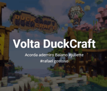 Volta Duck Craft Rafael Gostoso GIF - Volta Duck Craft Rafael Gostoso Bard Baianor GIFs