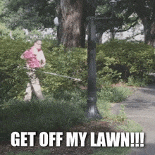Get Off My Lawn Tulane GIF - Get Off My Lawn Tulane Fitts GIFs