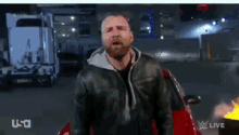 Dean Ambrose Burn GIF - Dean Ambrose Burn The Shield GIFs