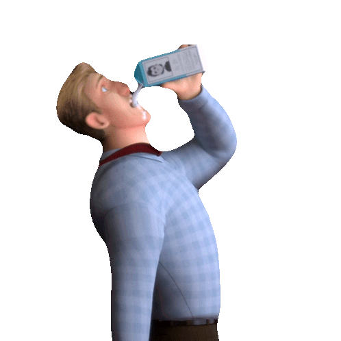 Drinking Milk Karl Uhl Sticker - Drinking Milk Karl Uhl Trollhunters Tales Of Arcadia Stickers