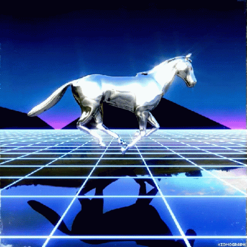 Metal Horse GIF - Metal Horse Galloping - Discover & Share GIFs