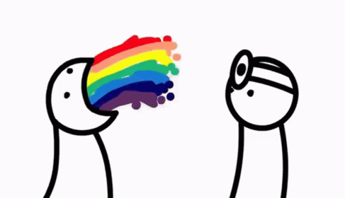 GIF de Rainbow Vomit | Tenor
