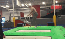 bouncing jumping tumbling gymnastics aerobatics