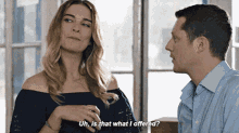 Schitts Creek Patrick Brewer GIF - Schitts Creek Patrick Brewer Uh Is That What I Offered GIFs