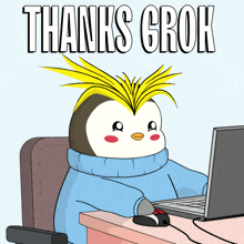 Grok Thanks Grok GIF - Grok Thanks Grok Thank You Grok GIFs