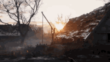 Sunsetting The Witcher GIF - Sunsetting The Witcher The Witcher3wild Hunt GIFs